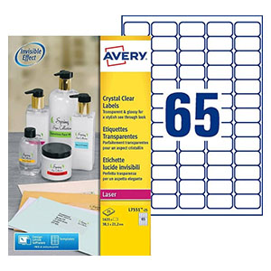 Etiquettes transparentes Etiquettes transparentes