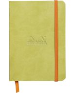 Carnet souple RHODIARAMA pages lignées A6 - Vert anis : RHODIA 117306C
