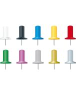 Boite de 25 punaises - Assortiment (Exacompta Papic 14920E : Fourniture de bureau) exemple