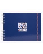 Album photos à spirales - 320 x 220 mm - Bleu : EXACOMPTA French'Class  couverture