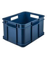 Bac de rangement Euro-Box M - 16 litres - Bleu : KEEEPER Bruno Eco