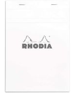 Bloc-Notes quadrillé - Couverture Blanc - 148 x 210 mm A5 : RHODIA N°16 Visuel