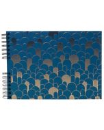 Album photos spirales - 320 x 220 mm - 150 photos - Bleu : EXACOMPTA NeoDeco