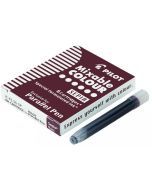 Lot de 6 Cartouches d'encre pour Stylo plume de Calligraphie Parallel Pen - Rouge : PILOT Visuel