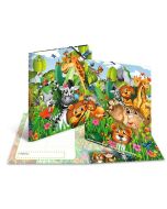 Chemise à élastiques A4 - Motif Jungle HERMA Ecole Maternelle