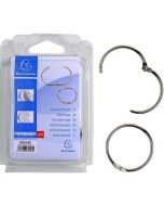 Anneaux articulés en acier - 38 mm : EXACOMPTA Lot de 10 image