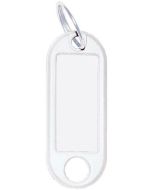 Lot de 10 Porte-clés - Blanc : WEDO Visuel
