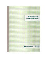 BORDEREAU D'INTERVENTION : Carnet autocopiant Dupli - 210 x 297 mm 3302E