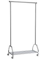 Porte-manteaux sur roulettes avec porte-bagage : UNILUX Groom 400050647