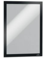 Cadre d'affichage magnétique auto-adhésif - A4 - Noir : DURABLE Lot de 2 Photo