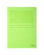 EXACOMPTA 50253E : chemises à fenêtre - Vert clair Forever