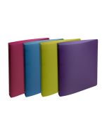 Exacompta 51387E Linicolor Intensive : Classeur souple Assortiment - 4 anneaux