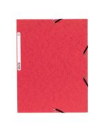 Lot de 50 chemises à élastiques 55305E Rouge Exacompta