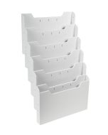 EXACOMPTA : Présentoir brochures mural - 6 compartiments A4 horizontal 63240D