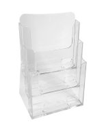 EXACOMPTA 74158D : Porte-documents de table - A4 vertical simple - Cristal