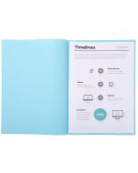 Sous-chemises pour dossier A4 Bleu clair EXACOMPTA 850106E