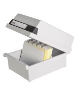 Photo Boite à couvercle pour 800 cartes - A6 paysage - Gris clair : HAN 966-11