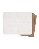 Carnet de Notes Ligné 21 x 13 cm - Marron MOLESKINE Lot de 3