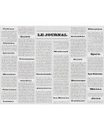 Sets de Table Restaurant - Motif Journal COGIR Lot de 400