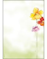 SIGEL DP123 : Lot de 50 feuilles de papier - Fleurs de printemps