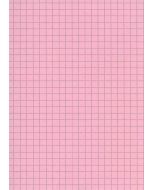 Fiches Bristol A5 - 148 x 210 mm - Rose quadrillé ELVE B14813R