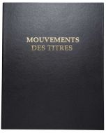 EXACOMPTA 4603E Registre des mouvements de Titres