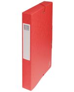 Boîte de classement Carte lustrée - Dos 40 mm - Rouge EXACOMPTA Visuel