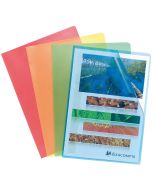 EXACOMPTA 56119E : Pochettes à coins A4 - PP12  - Assortiment de couleurs