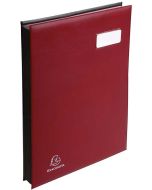 EXACOMPTA : Parapheur Expansé - 24 compartiments - Bordeaux photo