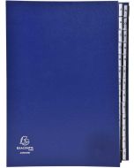 621229E EXACOMPTA  Trieur alphabétique - 26 compartiments - Bleu photo