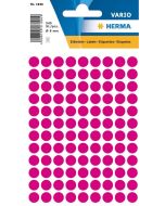 HERMA : Lot de 540 étiquettes adhésives rondes - 8,0 mm - Rose