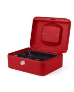 Photo Caisse à monnaie - Rouge - 200 x 160 x 90 mm : PAVO 8011872