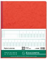 EXACOMPTA Registre 22 colonnes - 400 x 300 mm