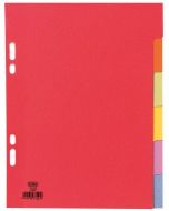 Photo ELBA : Jeu de 6 intercalaires neutres multicolores - 170 x 220 mm couleurs 100204928