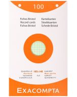 Photo Fiches Bristol quadrillées et perforées - 105 x 148 mm - Assortiment EXACOMPTA Image