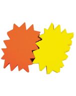 Photo Carton fluo non effaçable - Étoile - 160 x 240 mm - Jaune/Orange AGIPA