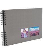 Photo Album photos à spirales - 320 x 220 mm - Gris EXACOMPTA Milano