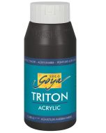 Photo Peinture acrylique Triton Acryl Basic - 750 ml - Noir C. KREUL flacon