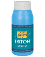 Photo Peinture acrylique Triton Acryl Basic - 750 ml - Bleu lumière C. KREUL flacon
