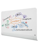 Photo Tableau design en verre - Blanc - 993 x 559 mm : NOBO Diamond 1905191