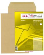 Photo Pochettes d'expédition auto-adhésives - 250 x 353 mm - Kraft : MAIL MEDIA Lot de 10 (399107)