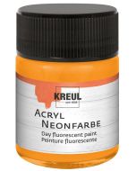 Peinture Acrylique fluorescente - 50 ml - Orange 77562 KREUL Image