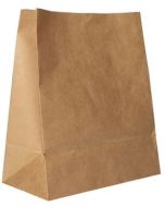 Photo Sac en papier à fond plat - 220 x 185 x 97 mm - Brun PAP STAR