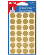 Photo Pastilles adhésives 15 mm - Or AGIPA
