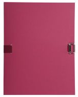 Photo EXACOMPTA 724E : Chemises toilées à sangle - Bordeaux