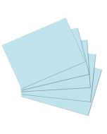 Photo Lot de 100 fiches Bristol unies - 105 x 148 mm - Bleu : HERLITZ 10837177