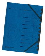 Photo Trieur à élastiques 12 compartiments - Bleu : HERLITZ  10843316