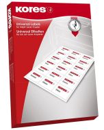 Photo Étiquettes super adhésives - 210 x 297 mm - Blanc KORES