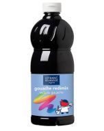 Photo Gouache liquide - Noir - 1000 ml LEFRANC