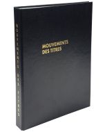 Registre Mouvements de titres et Fiches des actionnaires 591E Exacompta Classeur